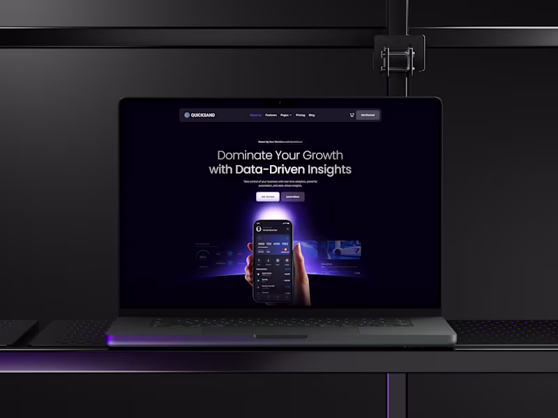 Cover image for Framer landing page design