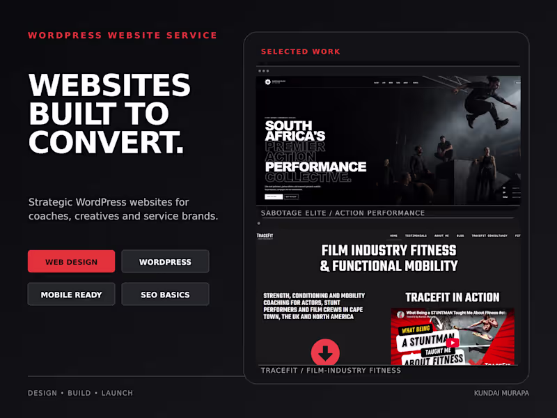 Cover image for I will build a high-converting WordPress website for your brand