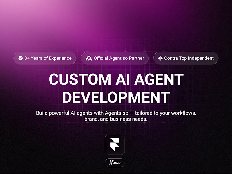 Cover image for Custom AI Agent Development For Your Business