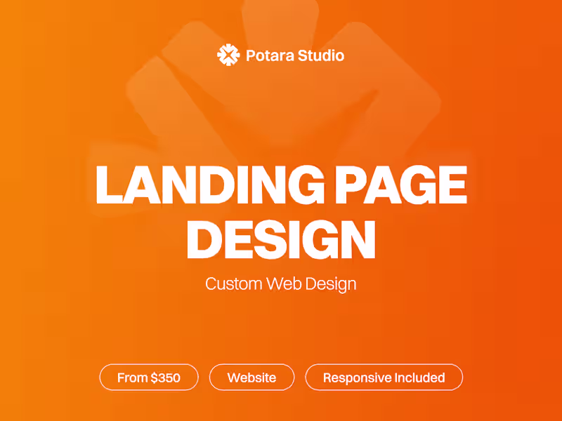 Cover image for Web / Landing Page Design