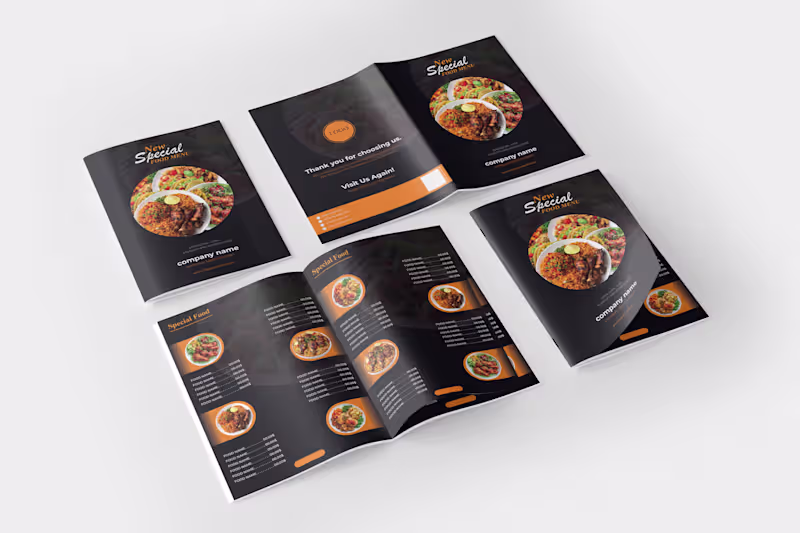 Cover image for I will design professional food menu and restaurant menu