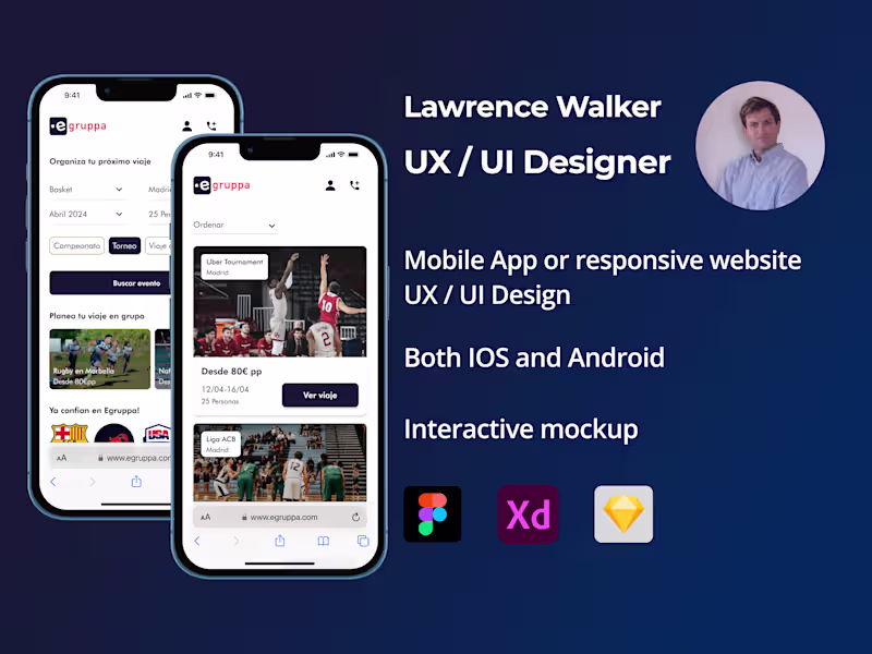 Cover image for I will provide UX and UI design solutions for your mobile app