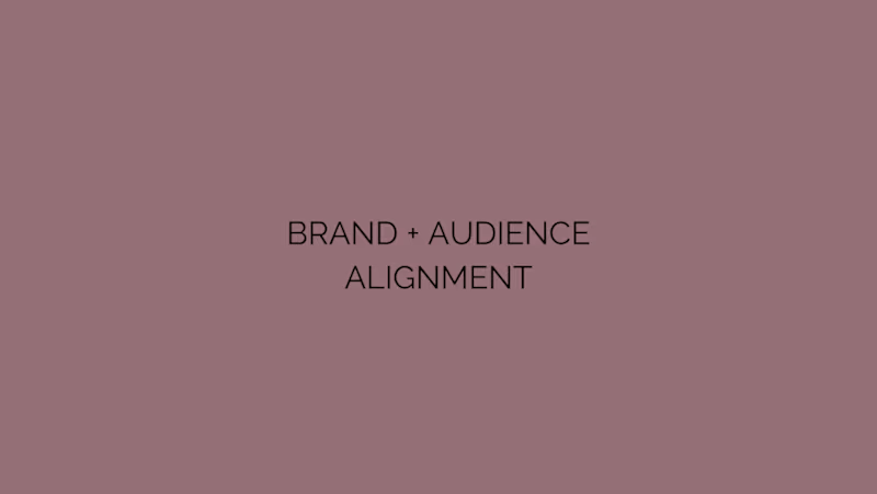 Cover image for Brand + Audience Alignment