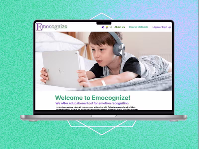 Cover image for Emocognize Responsive Website