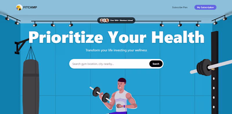 Cover image for FitCamp | Fitness SaaS Platform