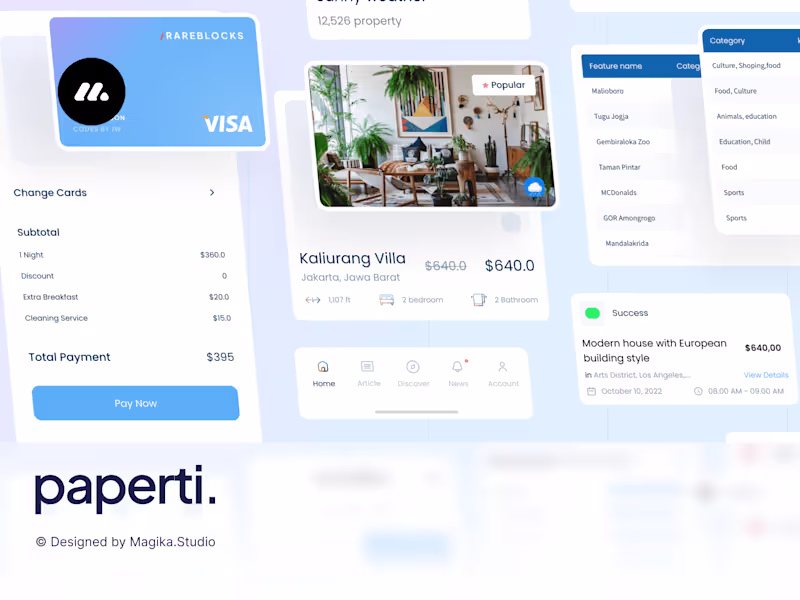 Cover image for Paperti Website Design