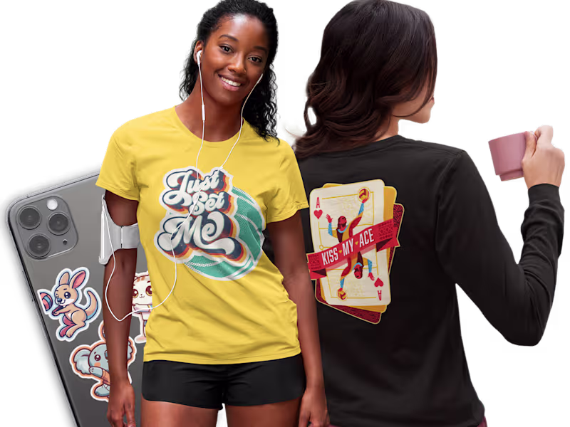 Cover image for Volleyball Swag illustrations and designs