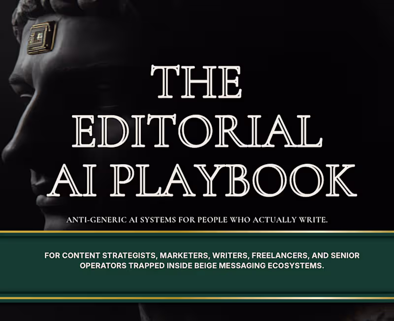 Cover image for AI is not your problem.
Vague