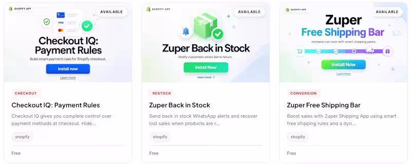 Cover image for Shopify Websites