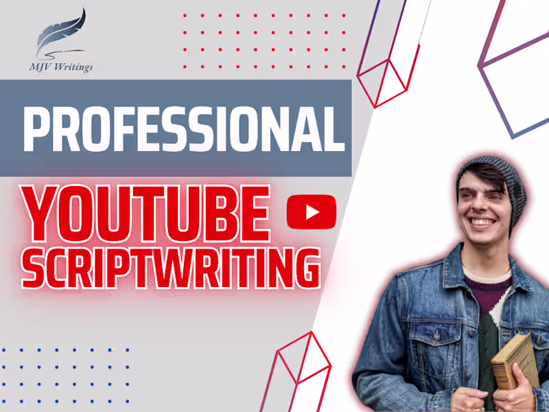 Cover image for I will write your youtube video script.