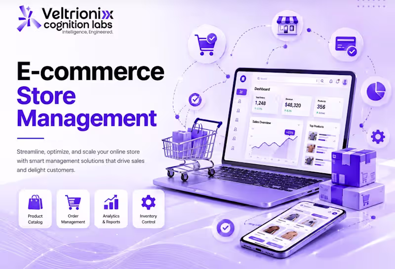 Cover image for E-commerce Store Management. 