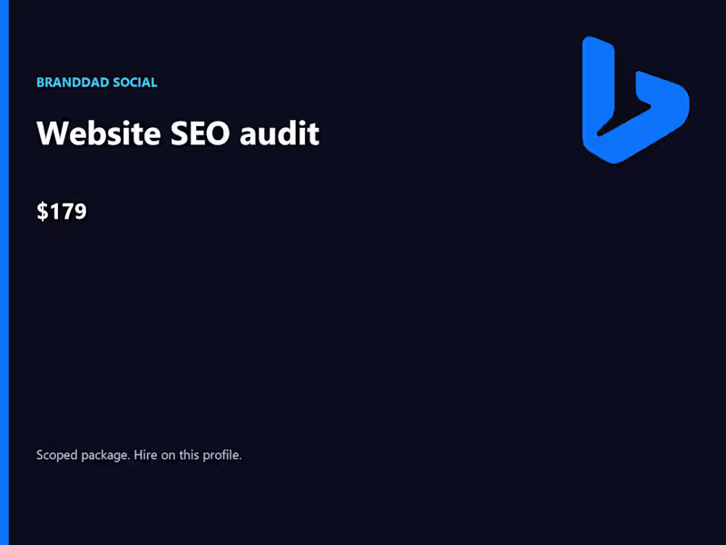 Cover image for Website SEO audit
