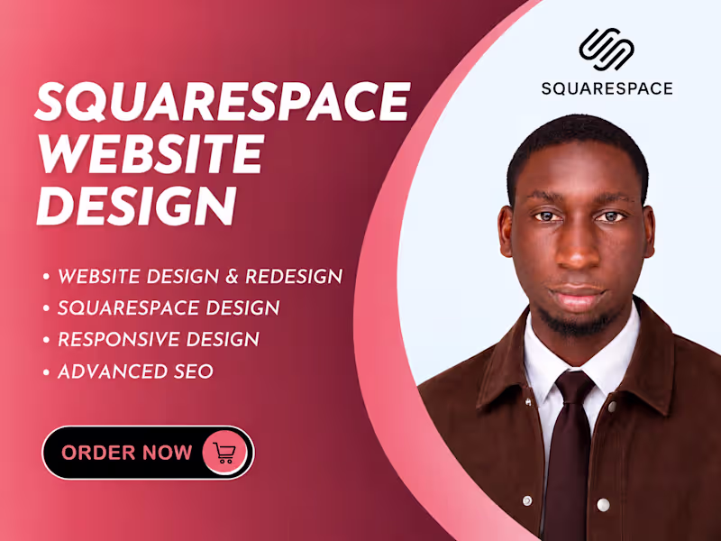 Cover image for Squarespace Website Design | Squarespace Landing Page | SEO