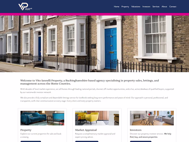 Cover image for Website for a real estate