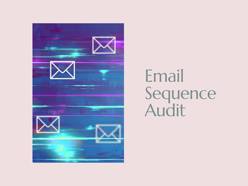 Cover image for Email Sequence Audit