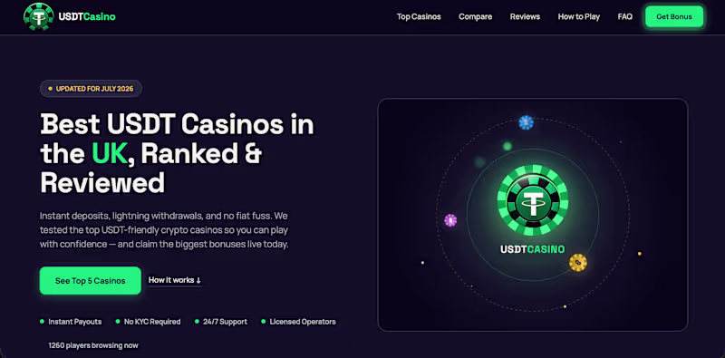 Cover image for USDT Casino — Crypto Casino