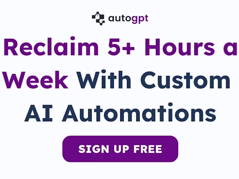 Cover image for Reclaim 5+ Hours A Week With AI Automations