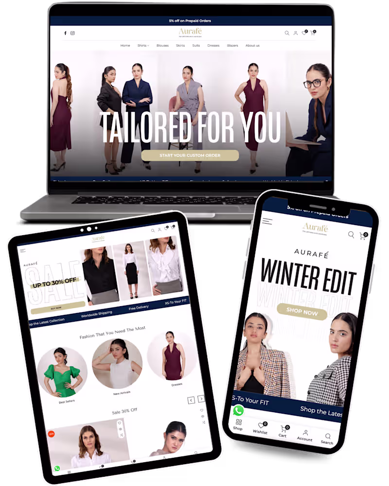 Cover image for Fashion Clothing Brand Shopify Website