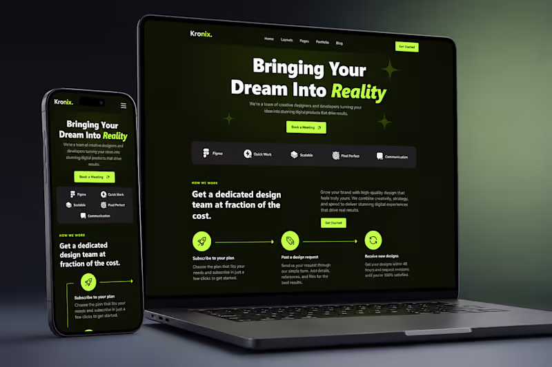 Cover image for Kronix — a modern digital