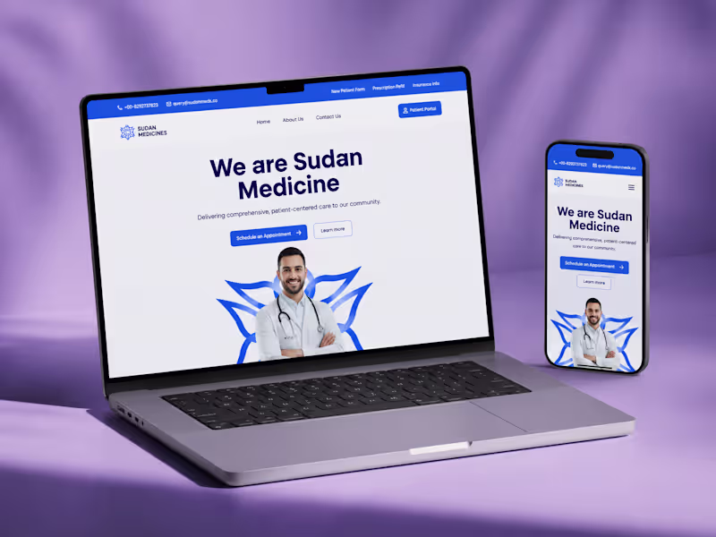 Cover image for User-Centric Website Design for Sudan Medicine