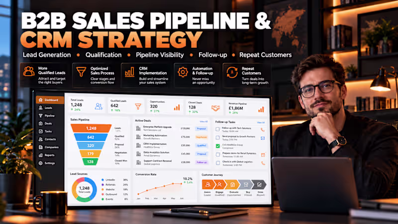 Cover image for B2B Sales Pipeline & CRM