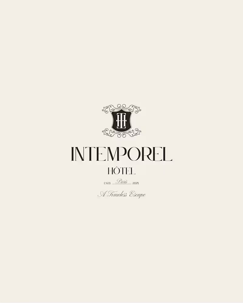 Cover image for Luxury Brand Identity for Hotel Intemporel