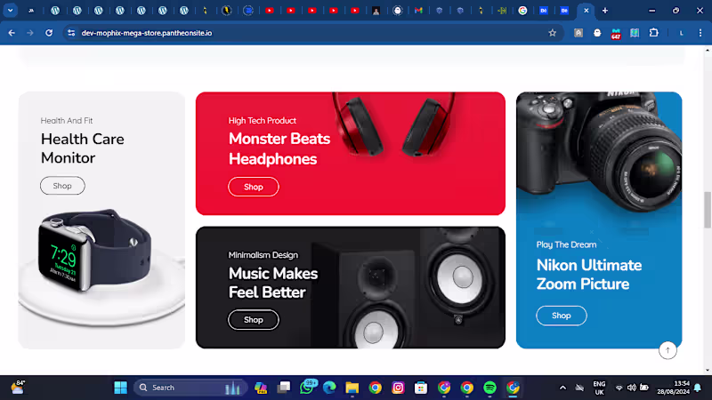 Cover image for Ecommerce Website Design project 1