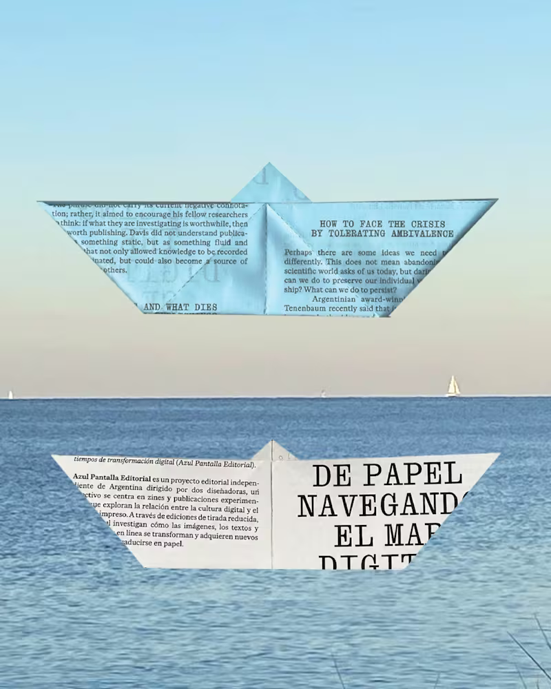 Cover image for A Paper Boat Sailing the Digital Sea