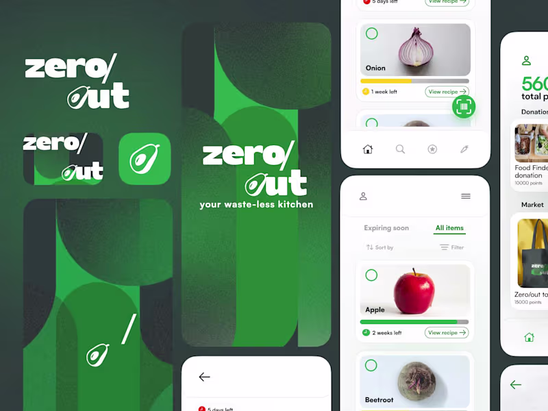 Cover image for Zero/Out: reducing food waste on consumer level using motivators