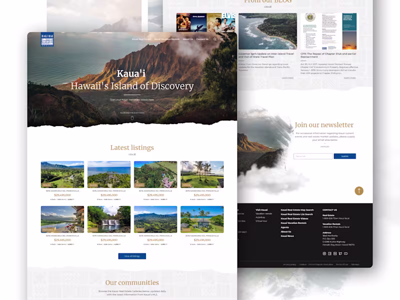 Cover image for Realty Website Redesign