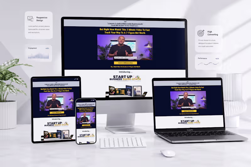 Cover image for Services provided: GoHighLevel, Landing Page