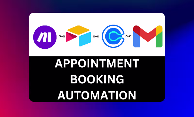 Cover image for Appointment Booking Automation

To solve the