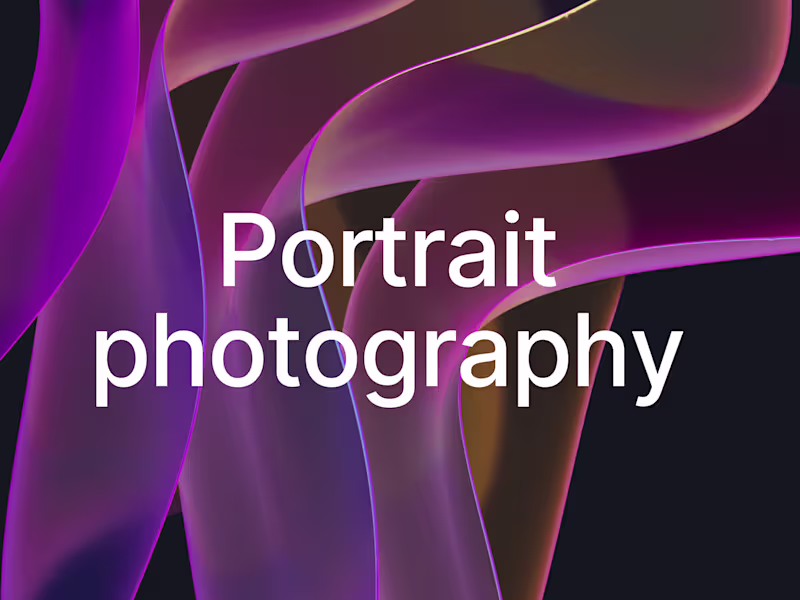 Cover image for Portraits that Reflect Personalities