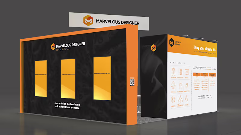 Cover image for Marvelous Designer GDC 2023 Booth