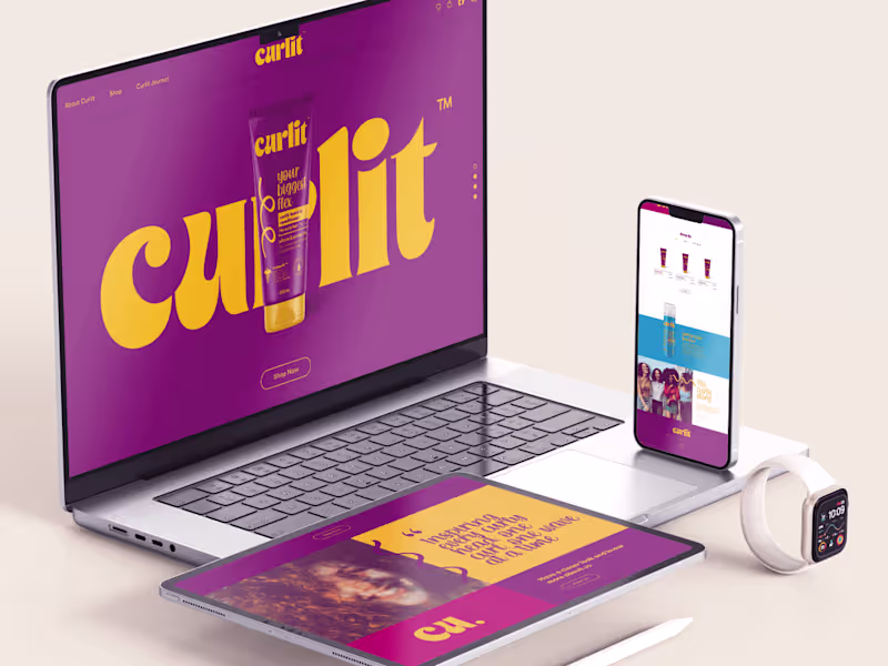 Cover image for Curlit Website Design & Development