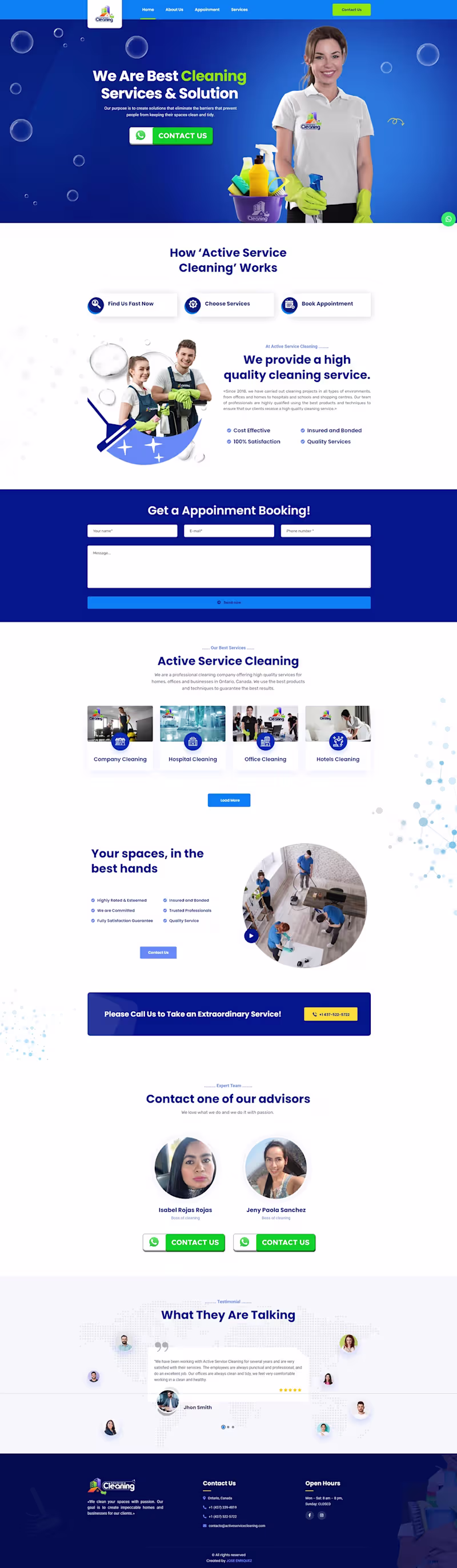 Cover image for Active Service Cleaning