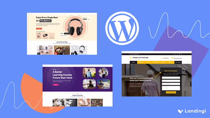 Cover image for Multi-Niche WordPress Responsive Landing Page