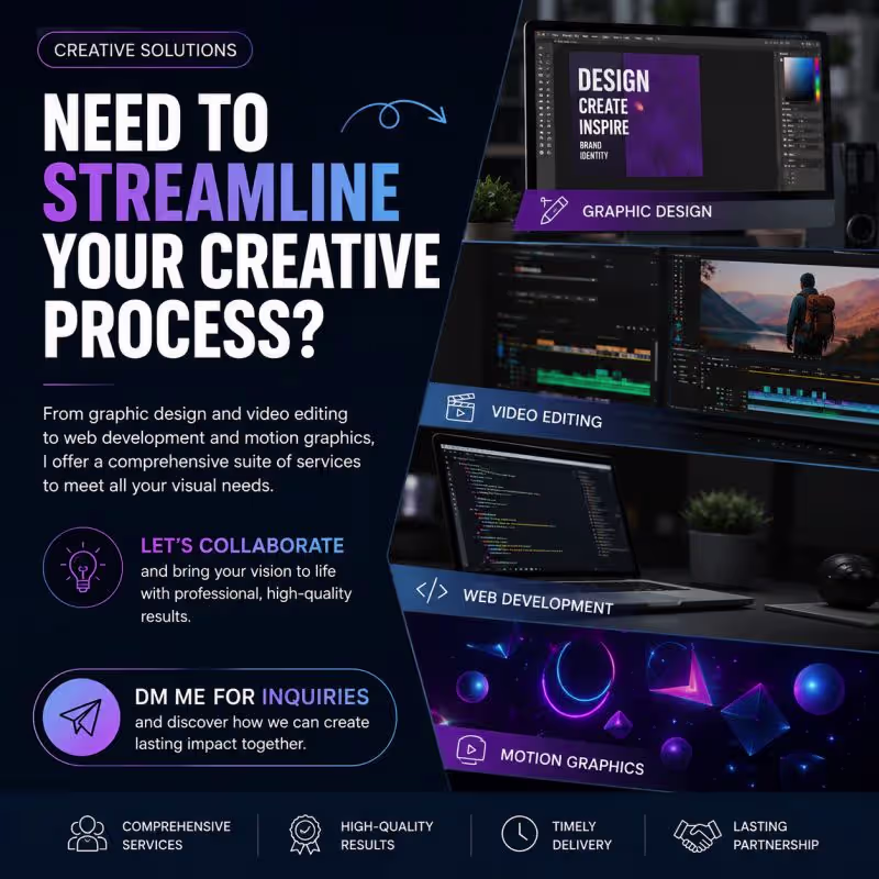 Cover image for Video Editing & Motion Graphics 
