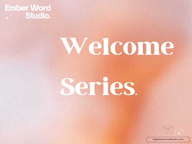 Cover image for welcome sequence