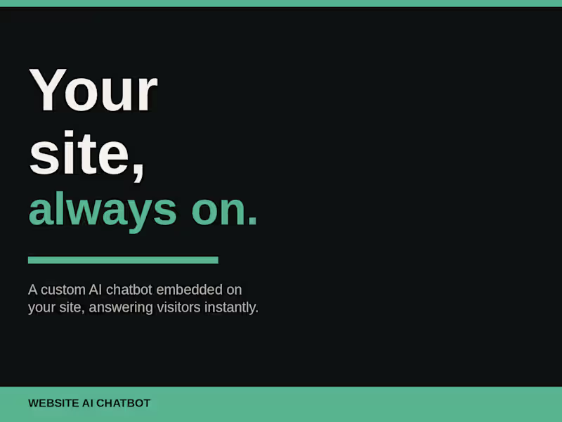 Cover image for Website AI Chatbot Integration