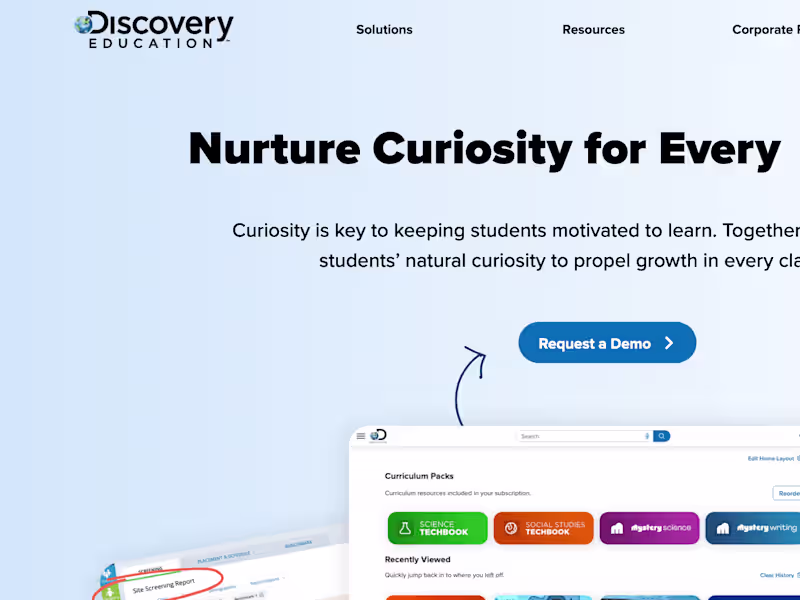 Cover image for Discovery Education