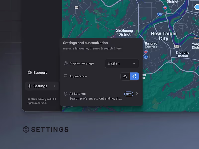 Cover image for Maps Settings