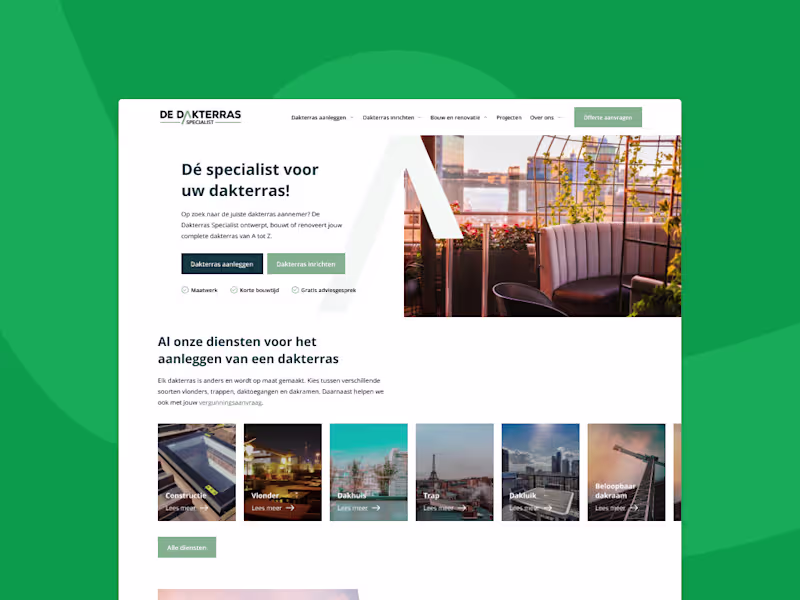 Cover image for De Dakterras Specialist