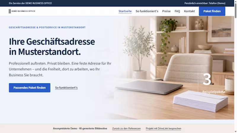 Cover image for Office Services | Responsive Website Design Concept