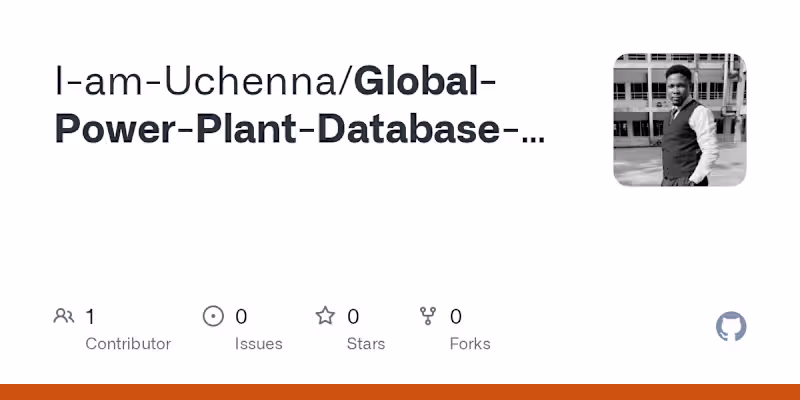 Cover image for Global Power Plant Database Analysis