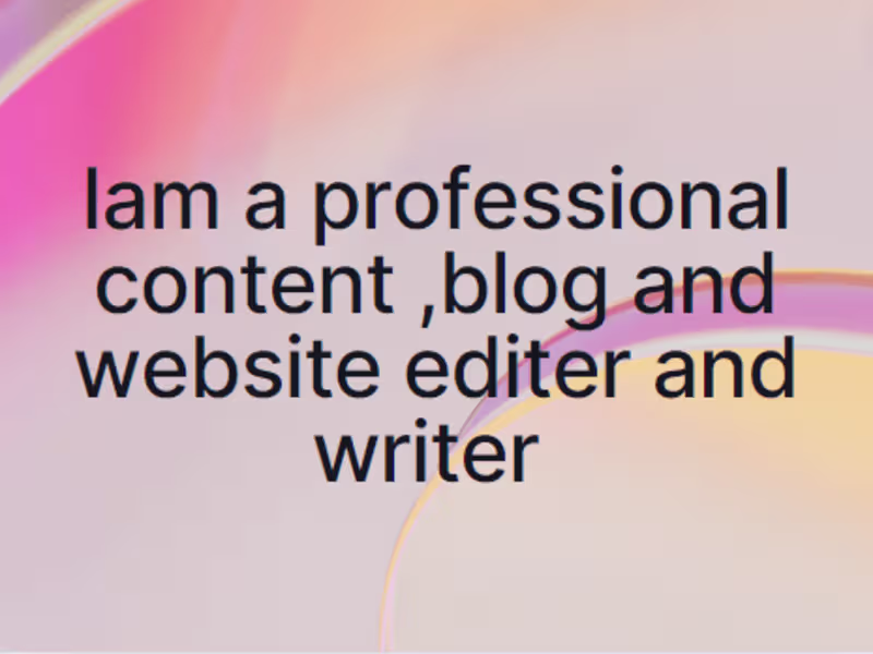 Cover image for website content editing 