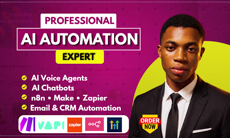 Cover image for AI Automation, Ai Voice Call & Workflow Integration