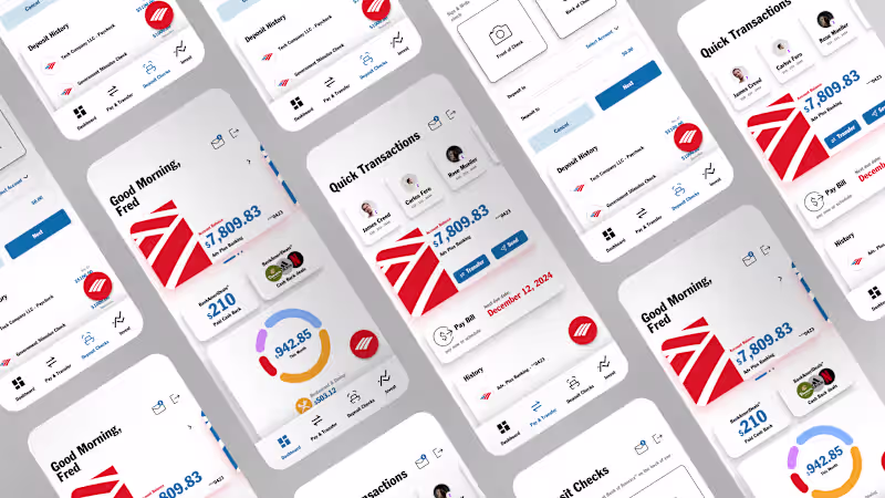 Cover image for Bank of America App Redesign