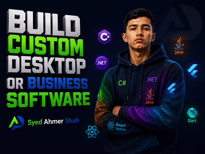 Cover image for Build Custom Desktop or Business Software
