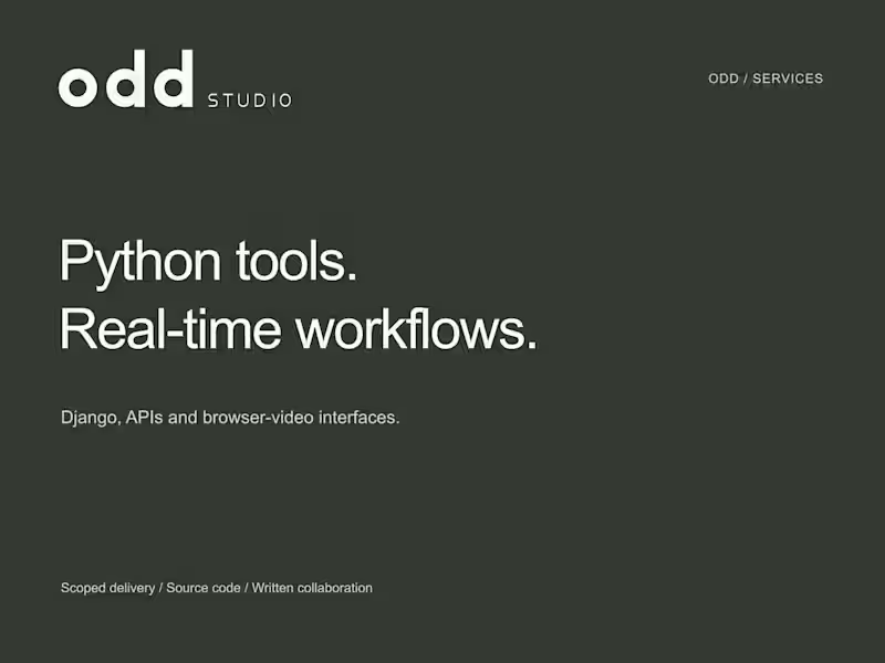 Cover image for Python/Django workflows & real-time features